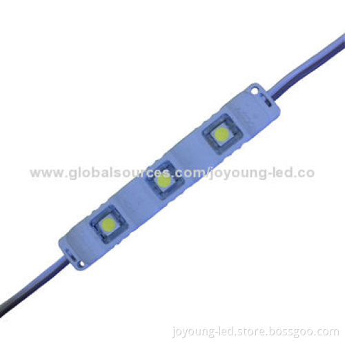 Bright LED 3pcs Waterproof 5050 LED Injection Module with PC Cover, 0.75W, 18 to 20lm, IP67